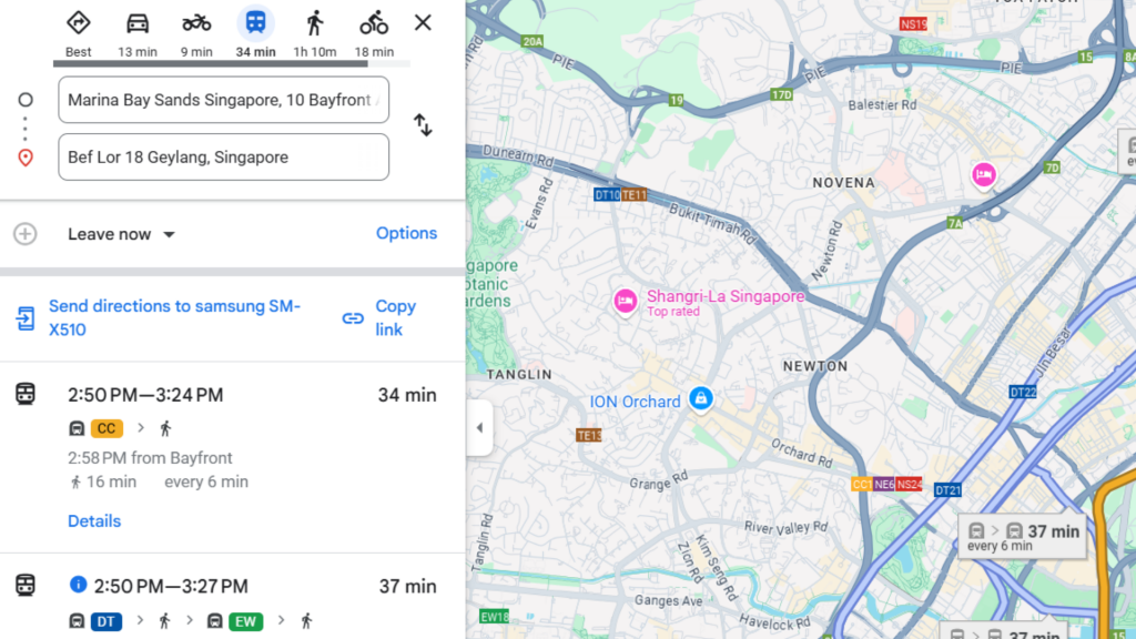 Yoexplore - backpacking Singapore -G MAPS